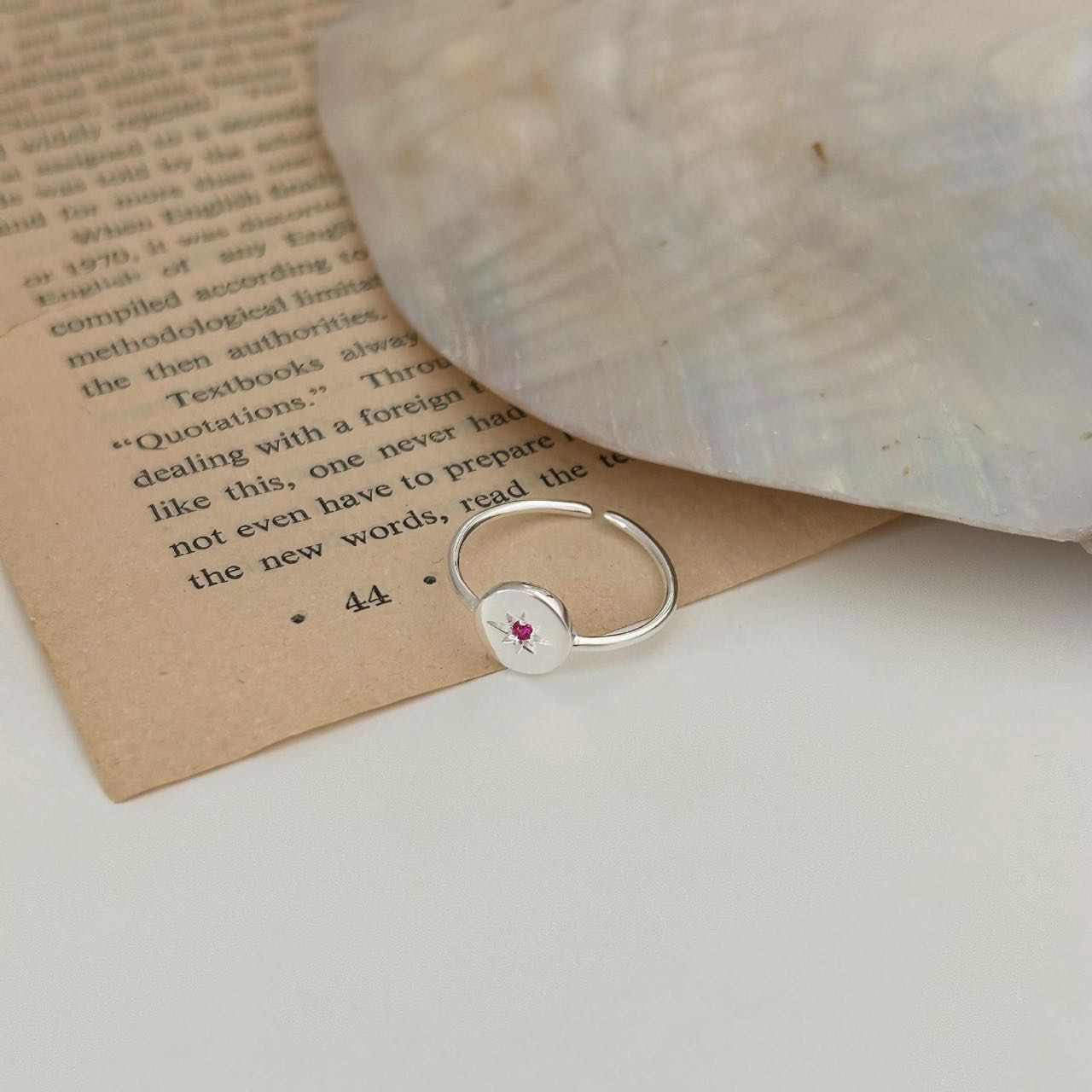 Bague Étoile en argent 925
