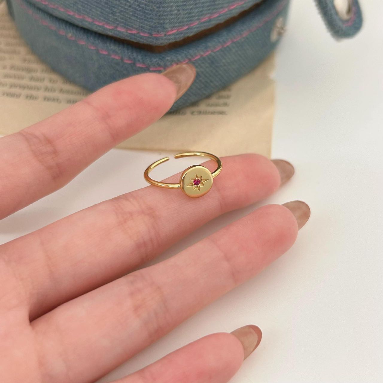 Bague Étoile en argent 925